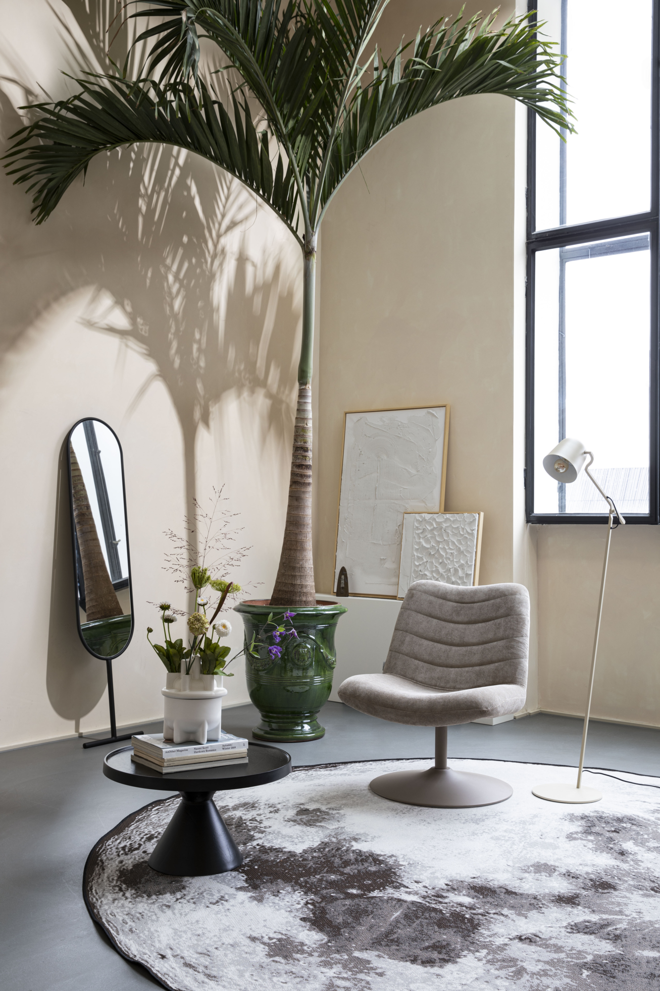 Zuiver vloerlamp Lau Zuiver Lau vloerlamp zwart