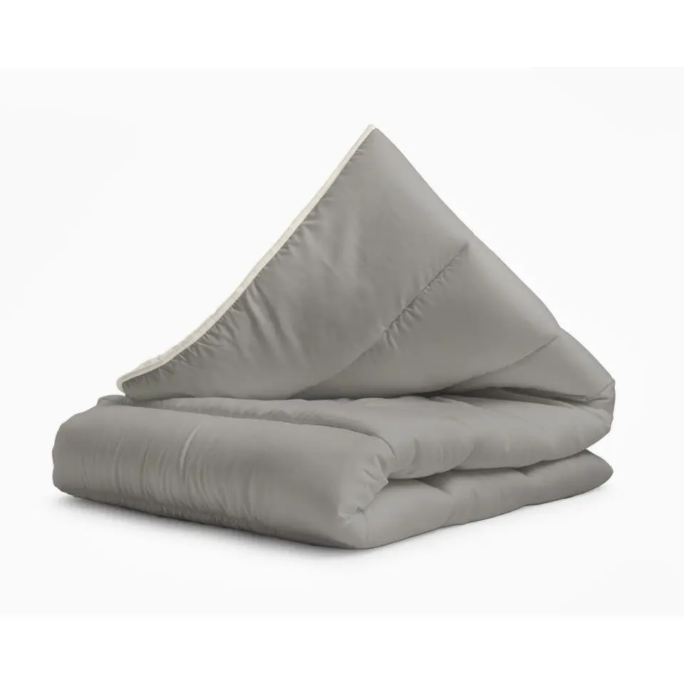 Dekbed zonder Overtrek 240x200 – Incl. Kussenslopen – Wasbaar – Crème/Kaki