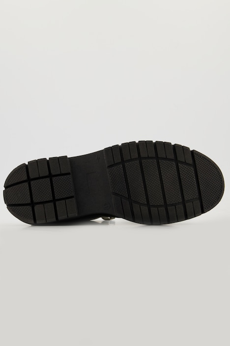 Leder-Boots, Reißverschluss, Wechselfußbett, Weite H