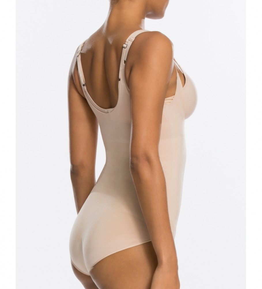 Body modelador SPANX Super Slimming com alças 10129R nude