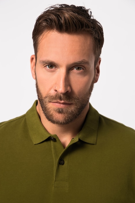 JP 1880 Poloshirt, Basic, Langarm, Piqué, bis 8 XL