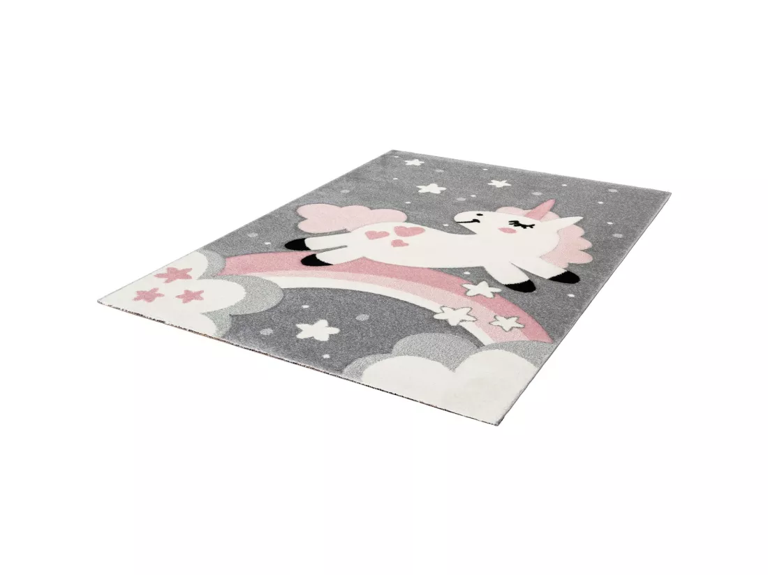 Tapis enfant australie mitchell rosa - 80 x 150 cm