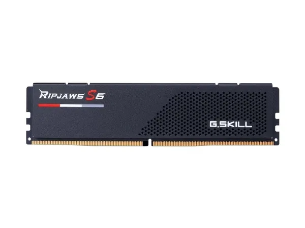 G.Skill Ripjaws S5 - DDR5 - sæt - 32 GB: 2 x 16 GB - DIMM 288-PIN lav profil - 6800 MHz / PC5-54400 - CL34 - 1.4 V - ikke bufferet - on-die ECC - mat sort