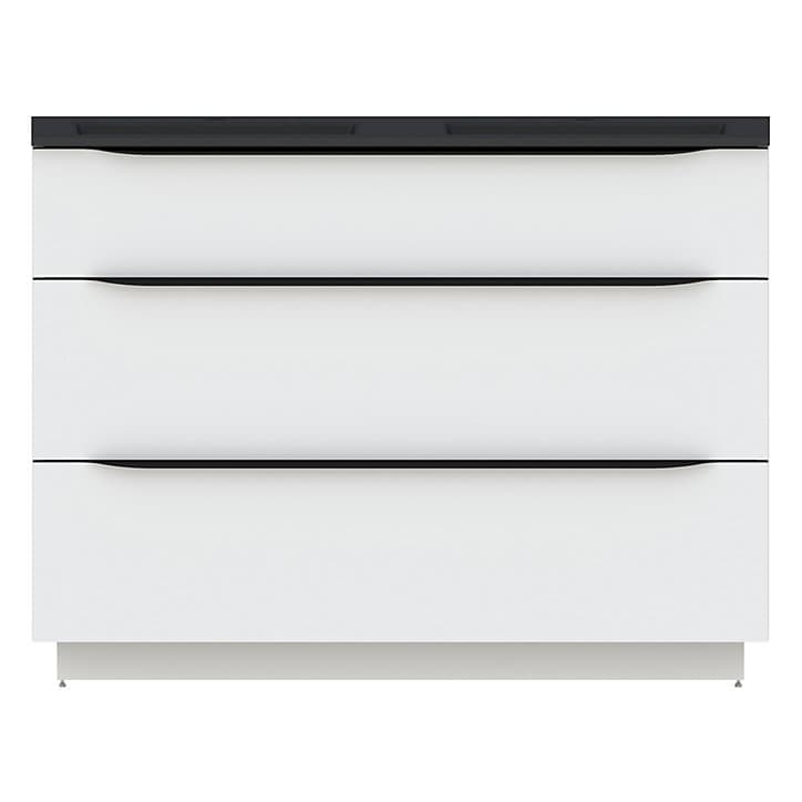 Meuble sous vasque à poser Pamili blanc brillant 120 cm