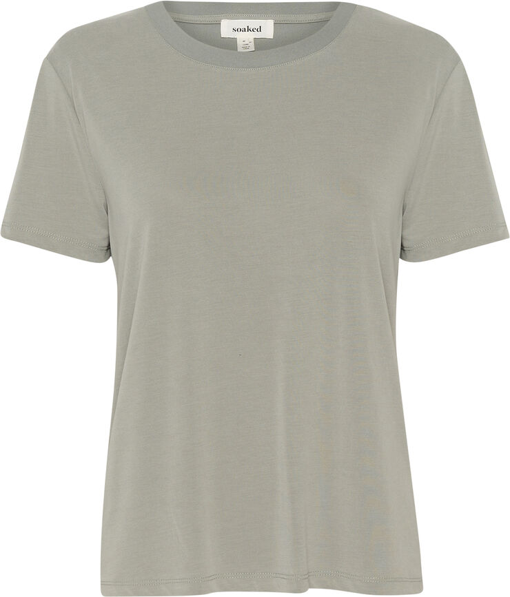 Soaked in Luxury SLColumbine Crew-Neck T-Shirt SS Shadow