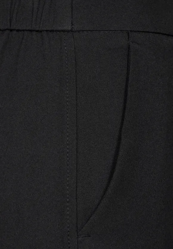 Loose Fit Twill Hose - Black