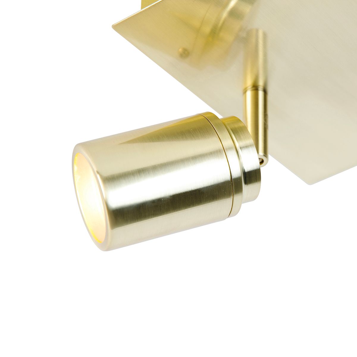 Moderne badkamer spot messing vierkant 2-lichts IP44 - Ducha