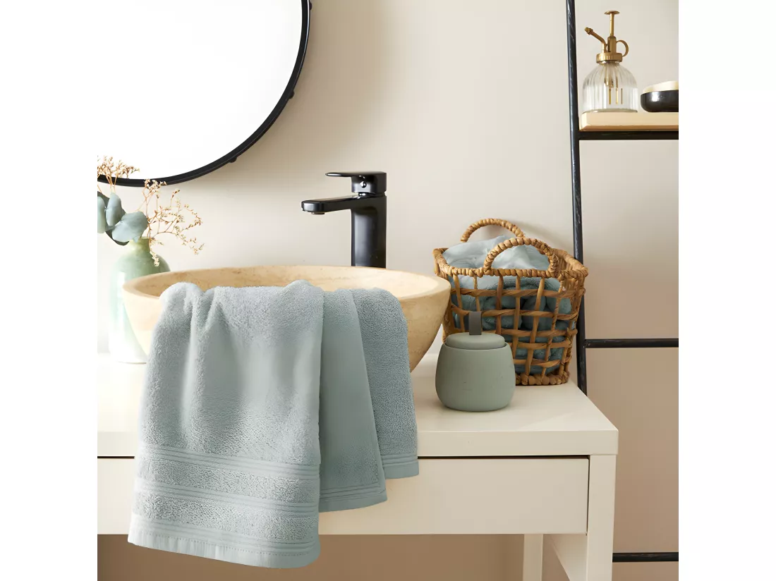 Serviette de toilette éponge 