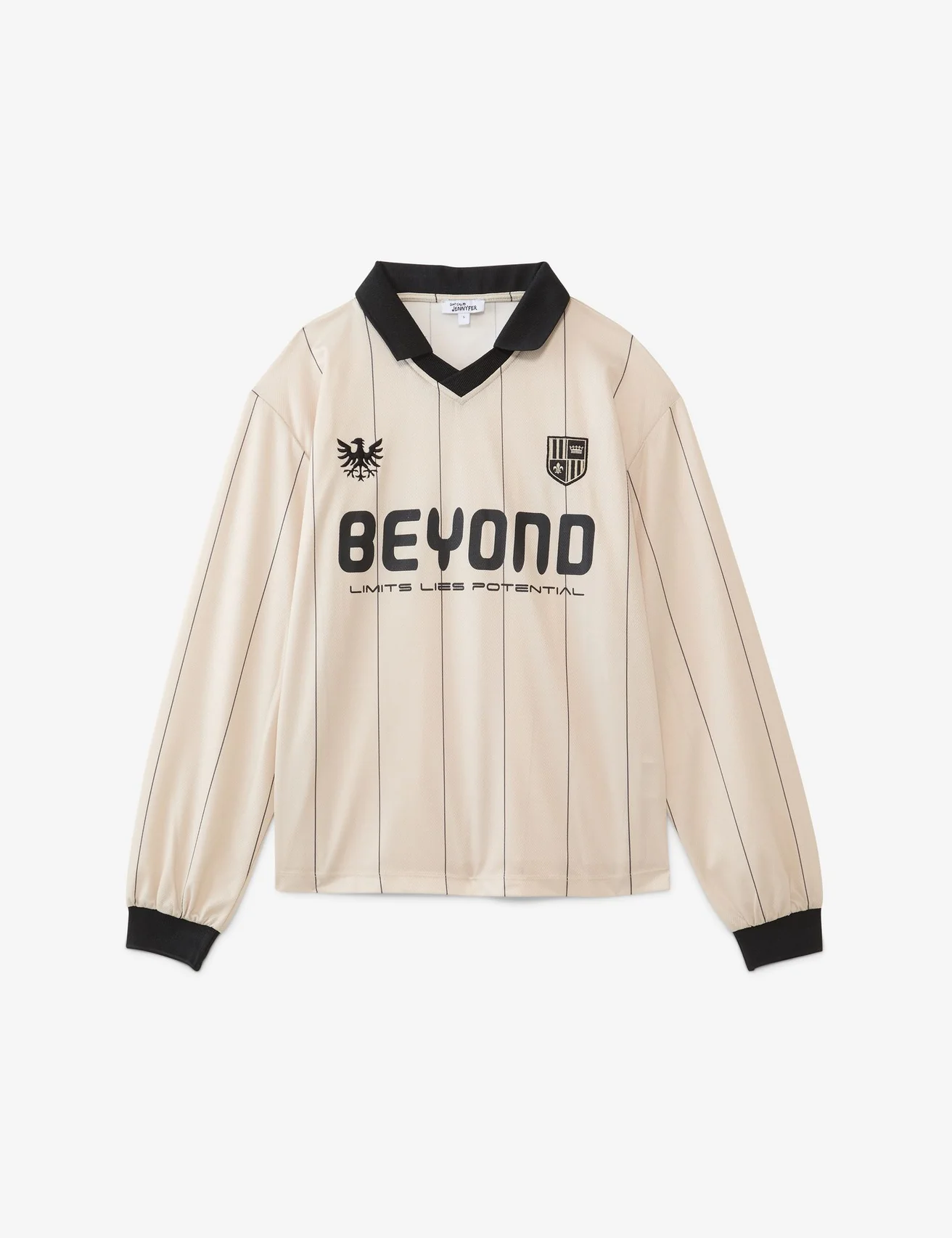 T-shirt de foot à manches longues beige moyen