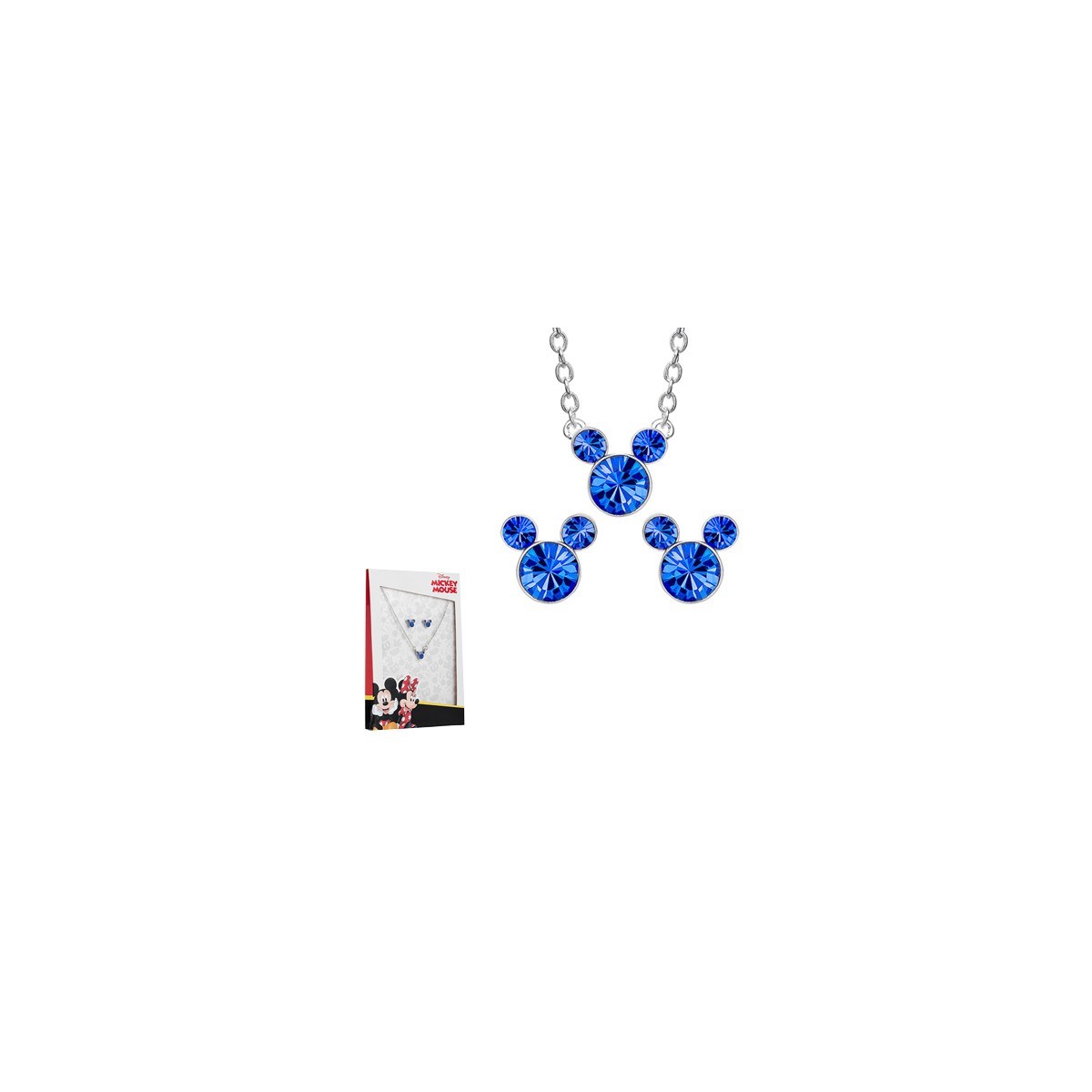 Parure collier et boucles d'oreilles Disney - Mickey