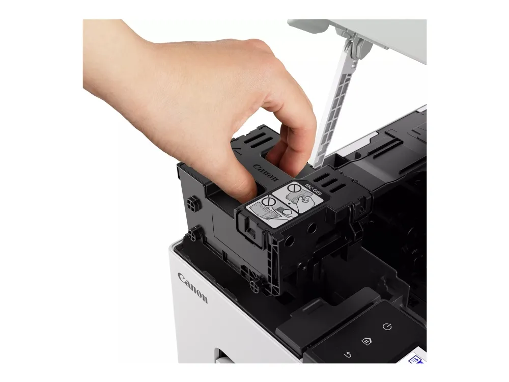 Canon MAXIFY GX2050 - Multifunktionsprinter - farve - blækprinter - kan genopfyldes - Legal (216 x 356 mm)/A4 (210 x 297 mm) (original) - A4/Legal (medie) - op til 15 ipm (udskriver) - 250 ark - 33.6 Kbps - USB 2.0, Wi-Fi(ac), LAN