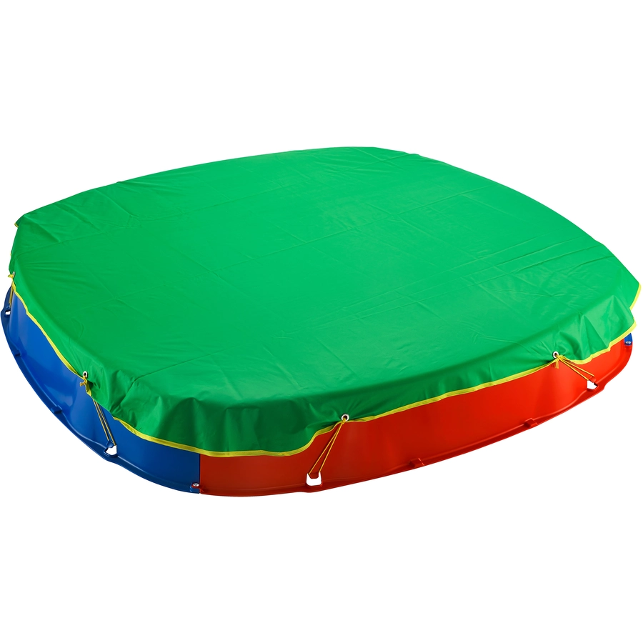 Twipsolino Sandkasten mit Abdeckplane outdoor rot  blau