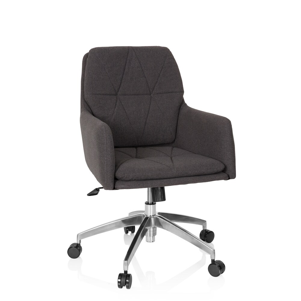 Home Office Bürostuhl SHAKE 350 Stoff mit Armlehnen hjh OFFICE