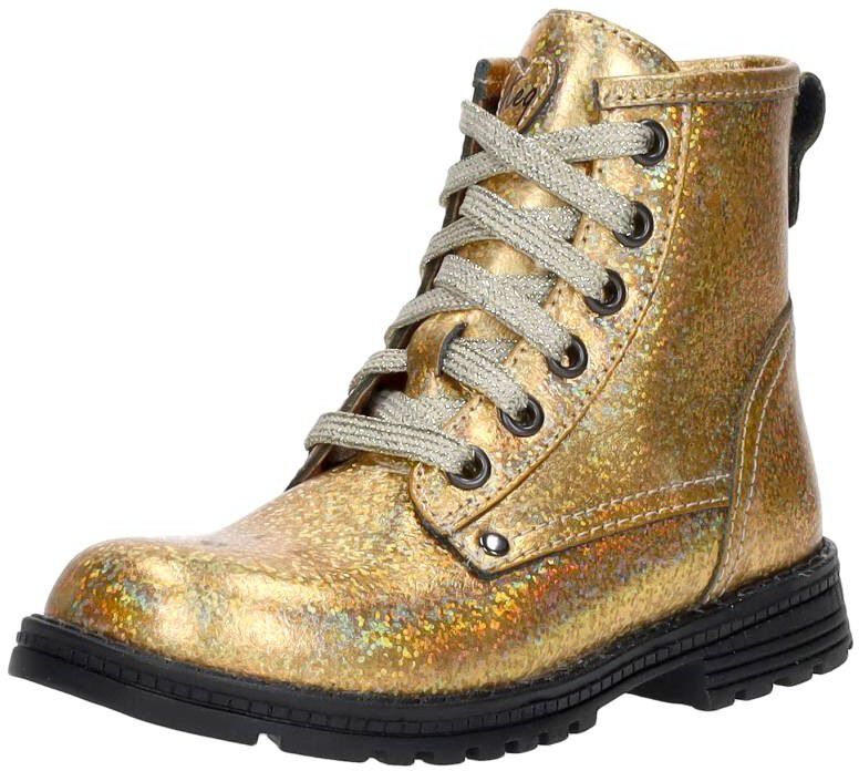 Keq Veterschoen hoog goudkleur