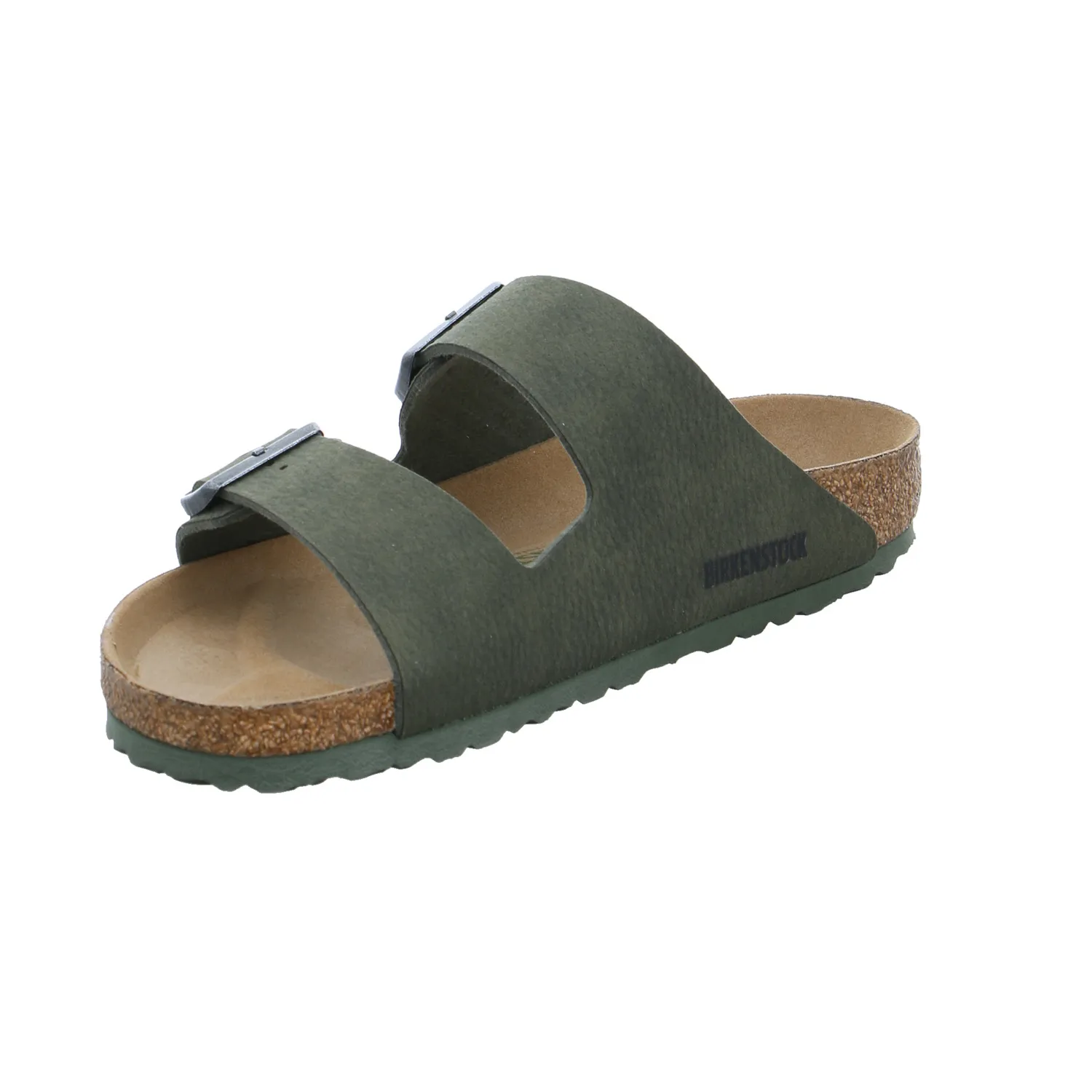 BIRKENSTOCK Bio-Mûles Olive Lederimitat