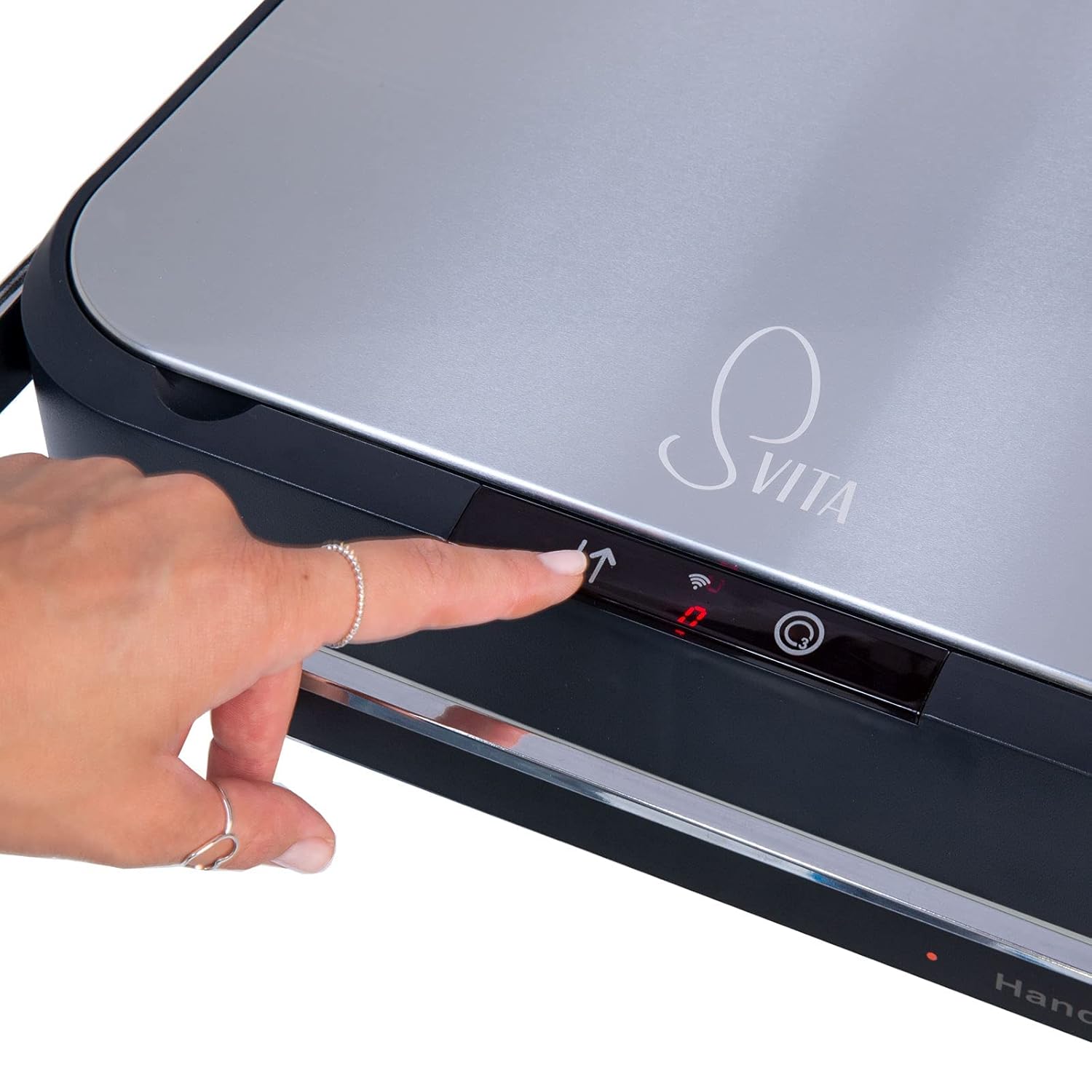 SVITA Sensor-Mülleimer 60L Aktivkohle- und Selbstreinigungs-Funktion Grau