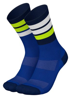 Chaussettes Incylence Merino Strive Bleu/Blanc/Jaune