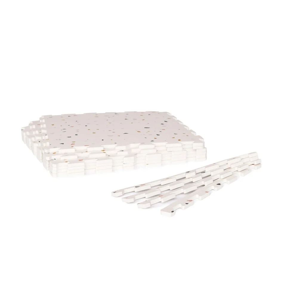 3 Sprouts - Gulvpuslespil - Terrazzo / Lys rosa
