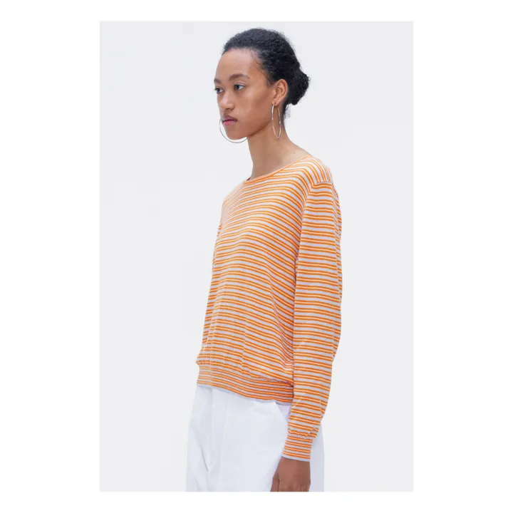 Our Sister Pull Pumpkin Spicy Rayures | Orange