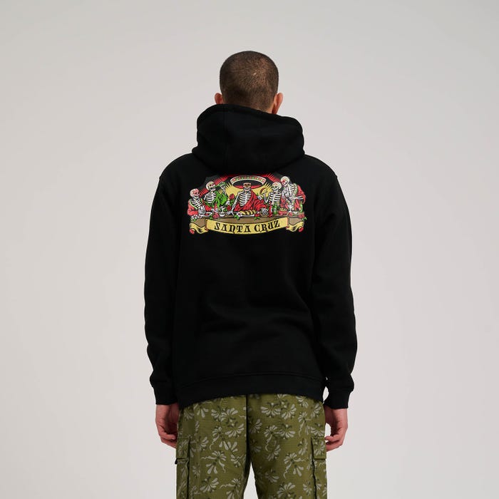 Santa Cruz Guzman Scroll Front Hood Black