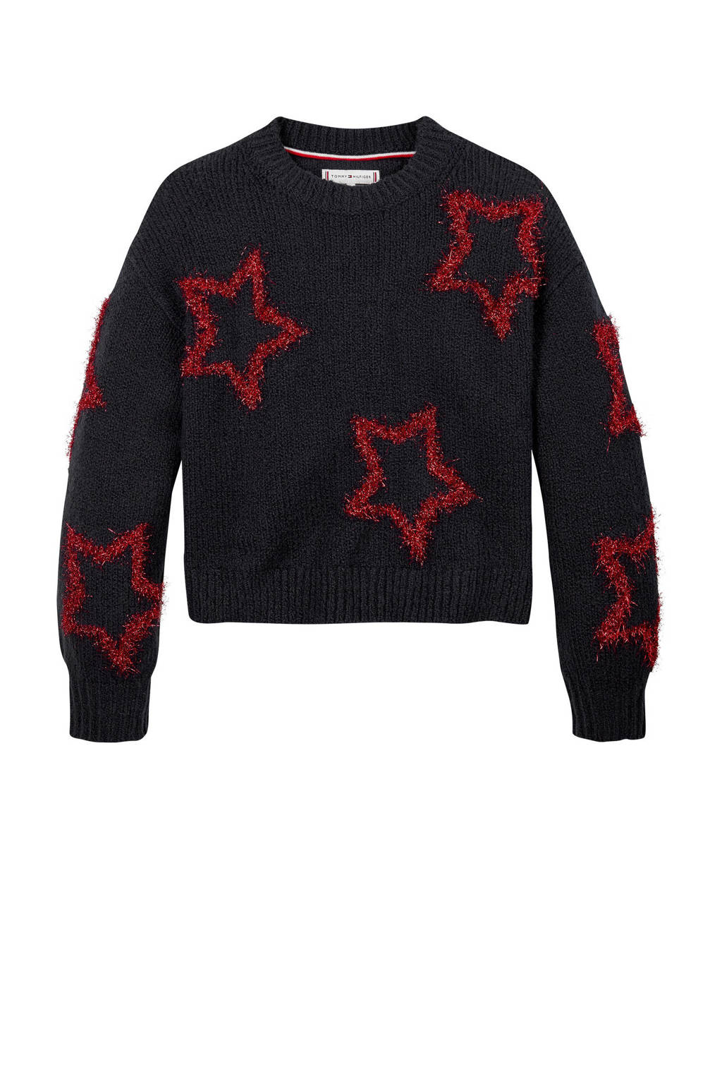Tommy Hilfiger gebreide trui blauw