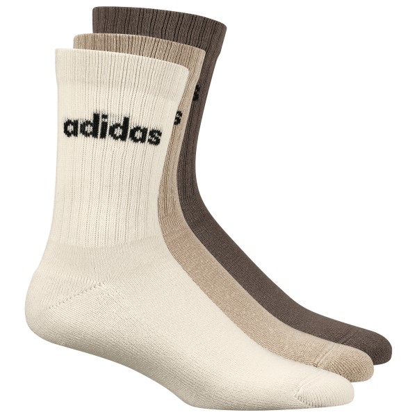 adidas - Cushioned Linear Crew 3-Pack - Chaussettes multifonctions