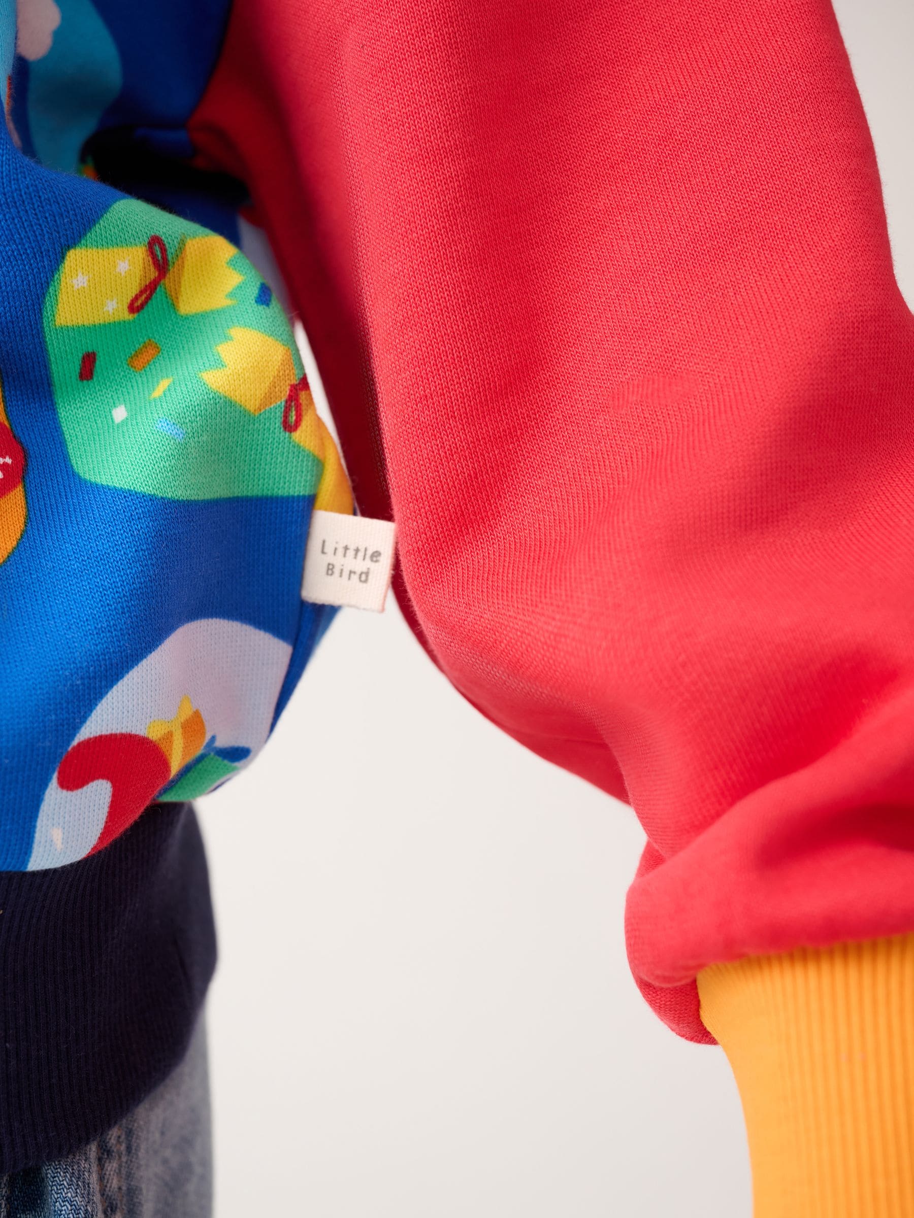 Little Bird by Jools Oliver Jersey Kerstmis Sweatshirt met sneeuwbolprint