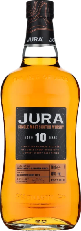 JURA 10 YEARS SINGLE MALT 70CL