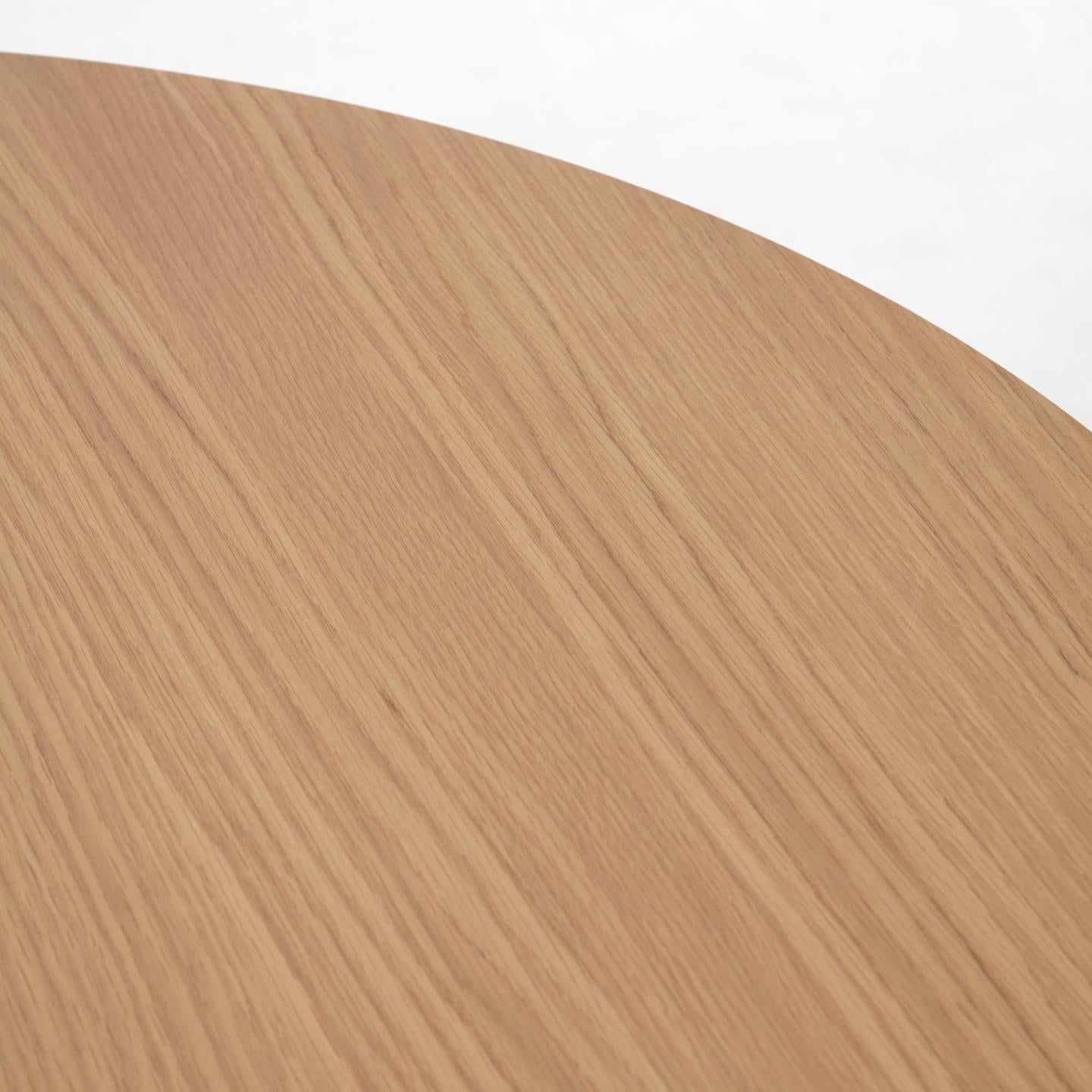 Kave Home Oqui Eettafel Uitschuifbaar Ovaal - 160/260 x 100 cm - Eiken