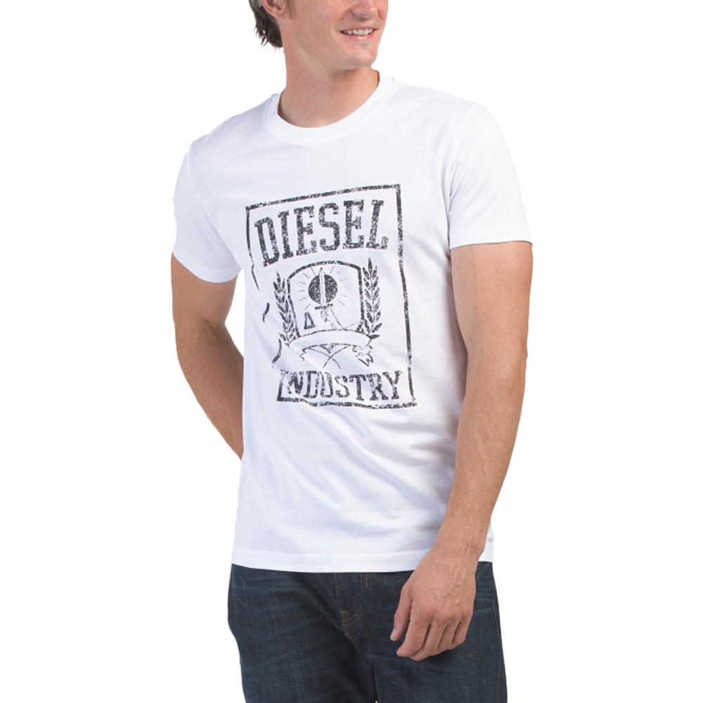 Diesel T-shirt Blanc Homme Diesel RPATI