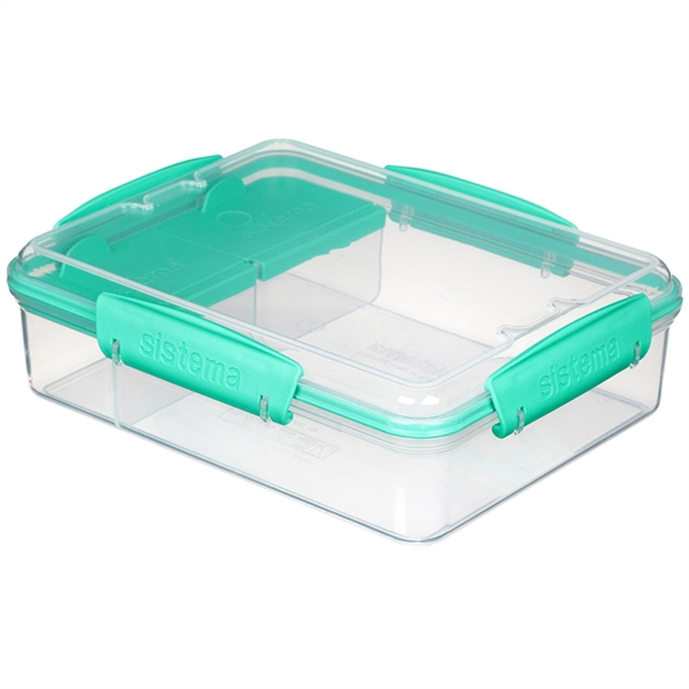 Køb Sistema To Go Snack Attack Duo Madkasse 975 ml Minty Teal