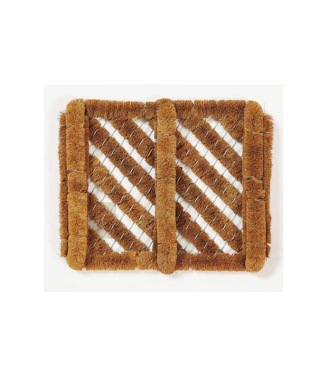 Paillasson COCO DRACO Beige 30x36 OEKO TEX en coco idéal pour une entrée