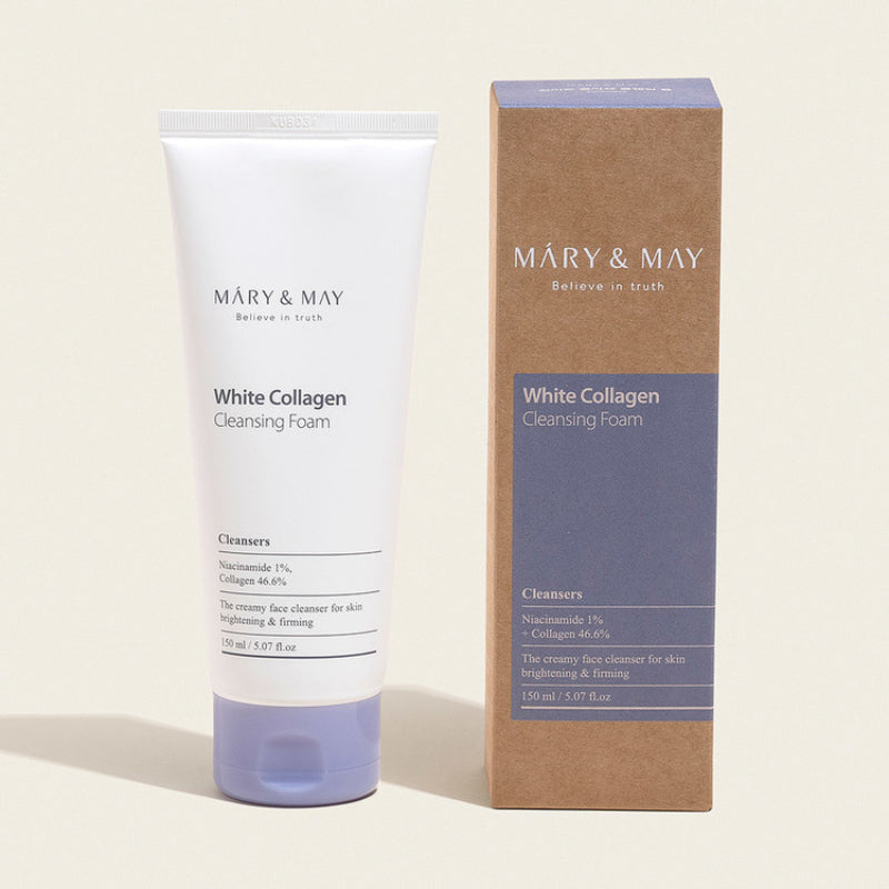 White Collagen Cleansing Foam