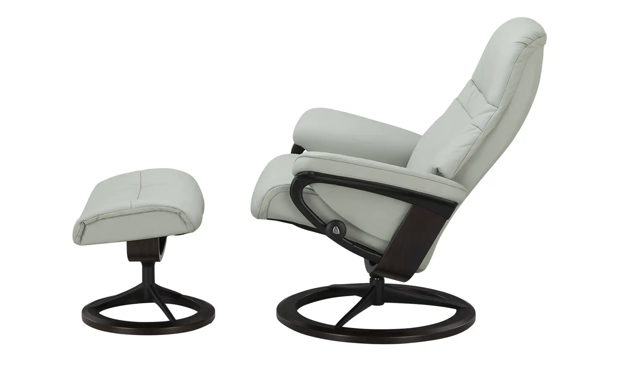 Stressless Relaxsessel mit Hocker aus Leder Signature M