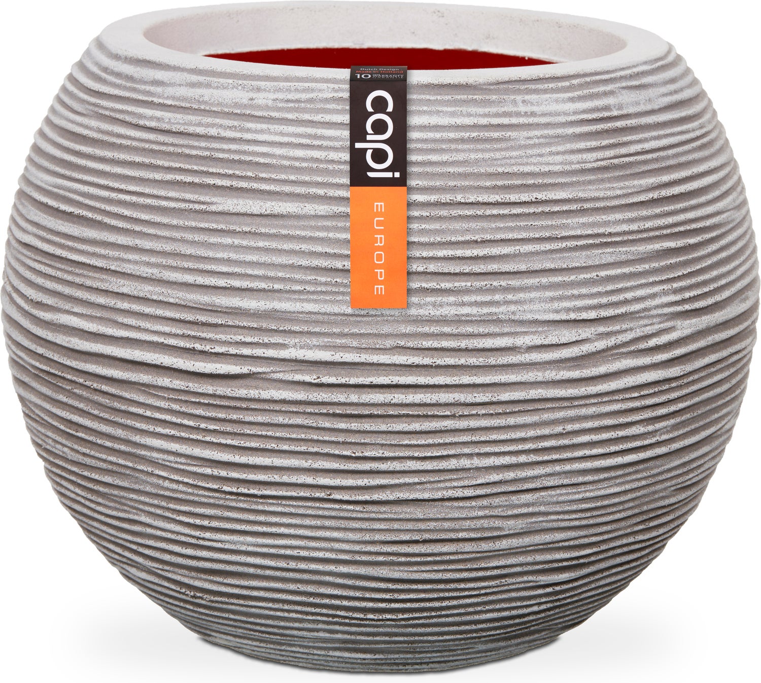 Capi Europe bloempot Nature-Rib ivoor D 40 H 32 cm