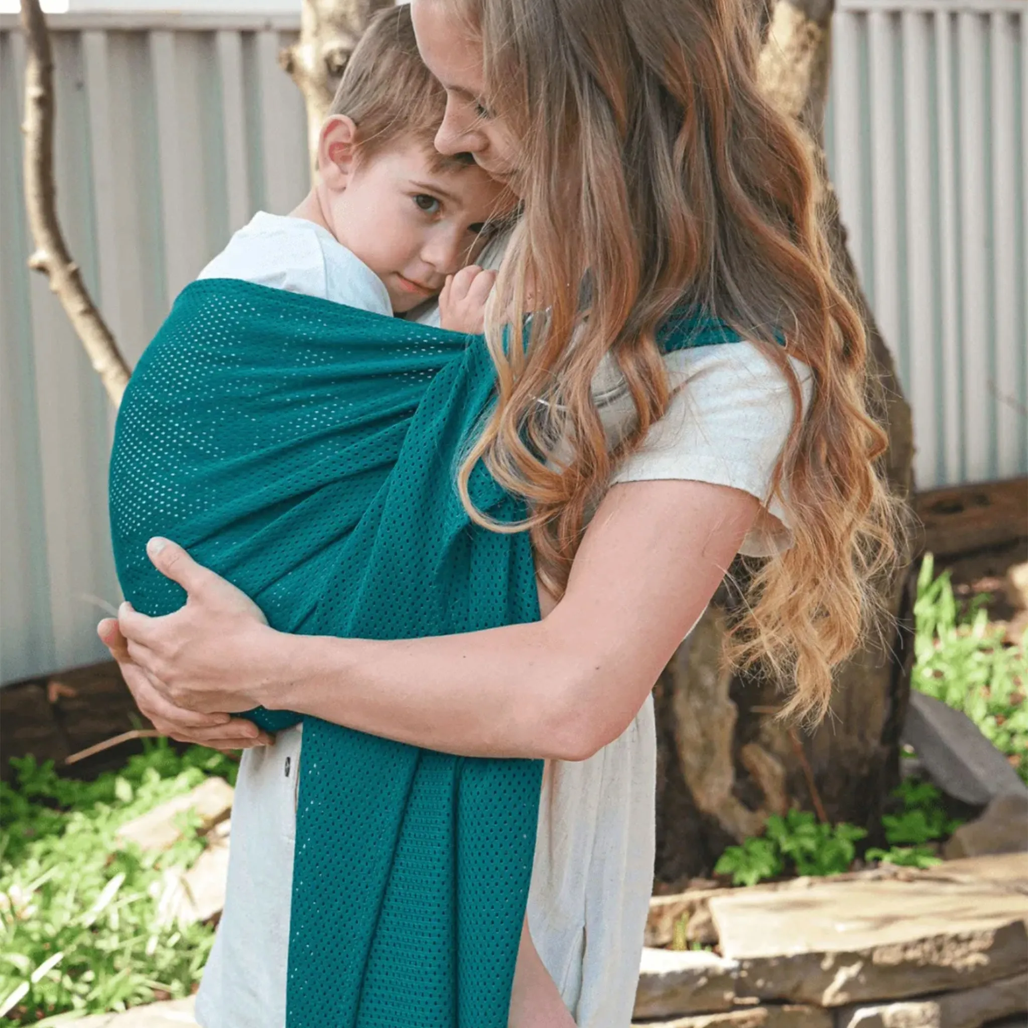 Maman Kangourou Ring-Sling d'Eau - Turquoise