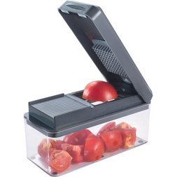 Coupe-fruits/légumes 12 en 1 Slice-Cube, gris