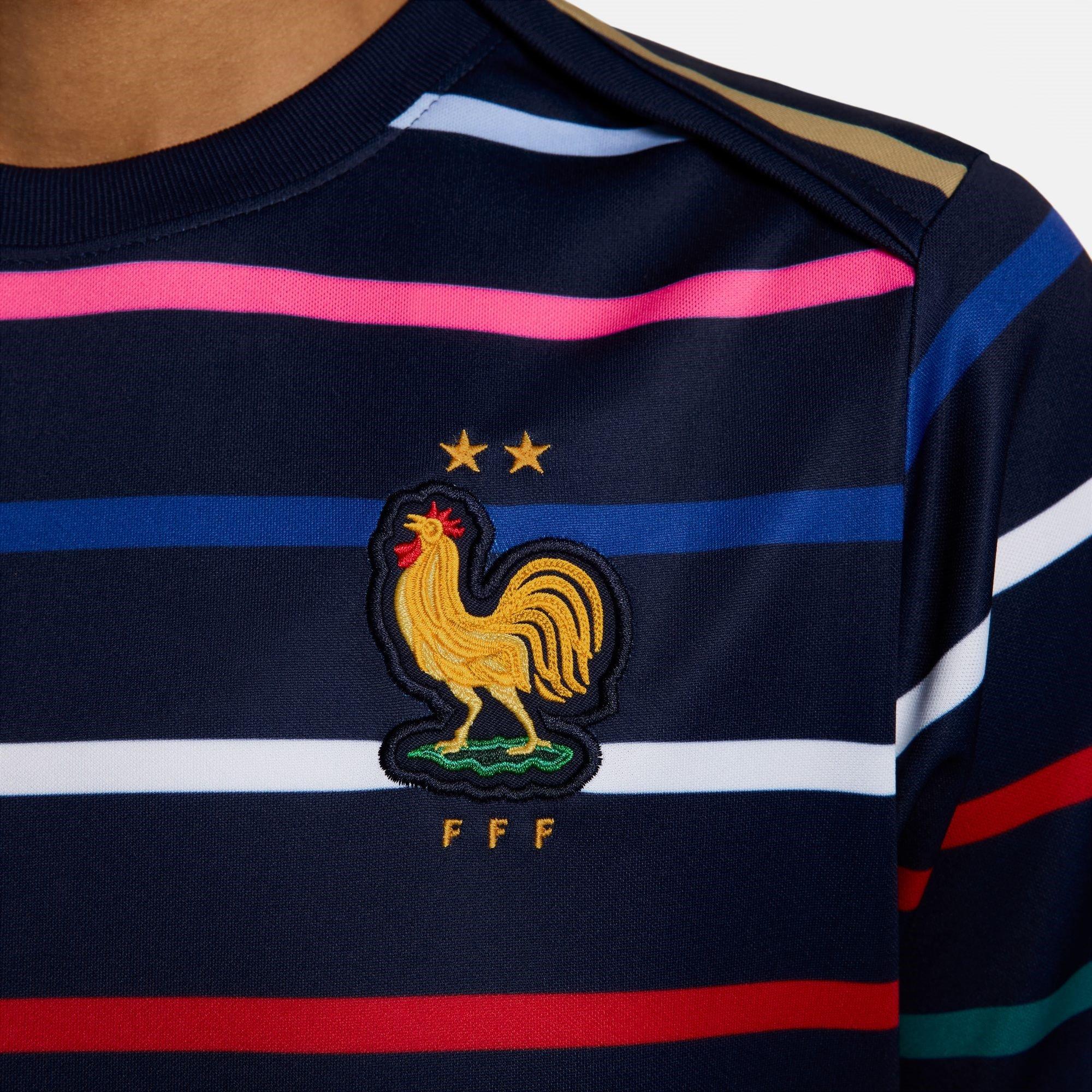 Nike France Academy Pro Home Pre Match Shirt 2024 Womens