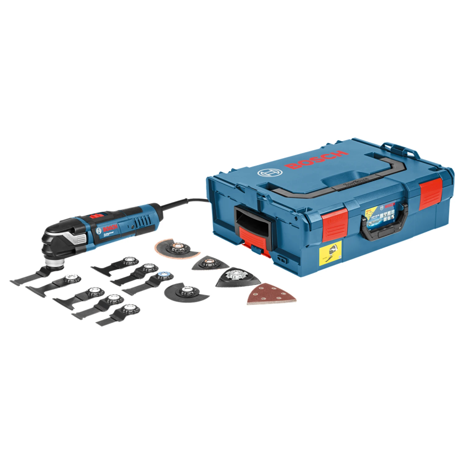 Bosch GOP 40-30 Multitool   16 delige accessoireset in L-Boxx - 400W