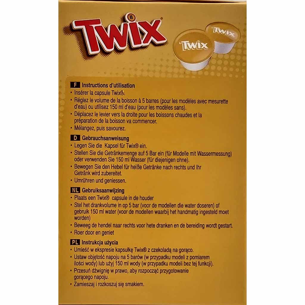 Twix Dolce Gusto Kapseln 8 Tassen 120g MHD:30.1.26