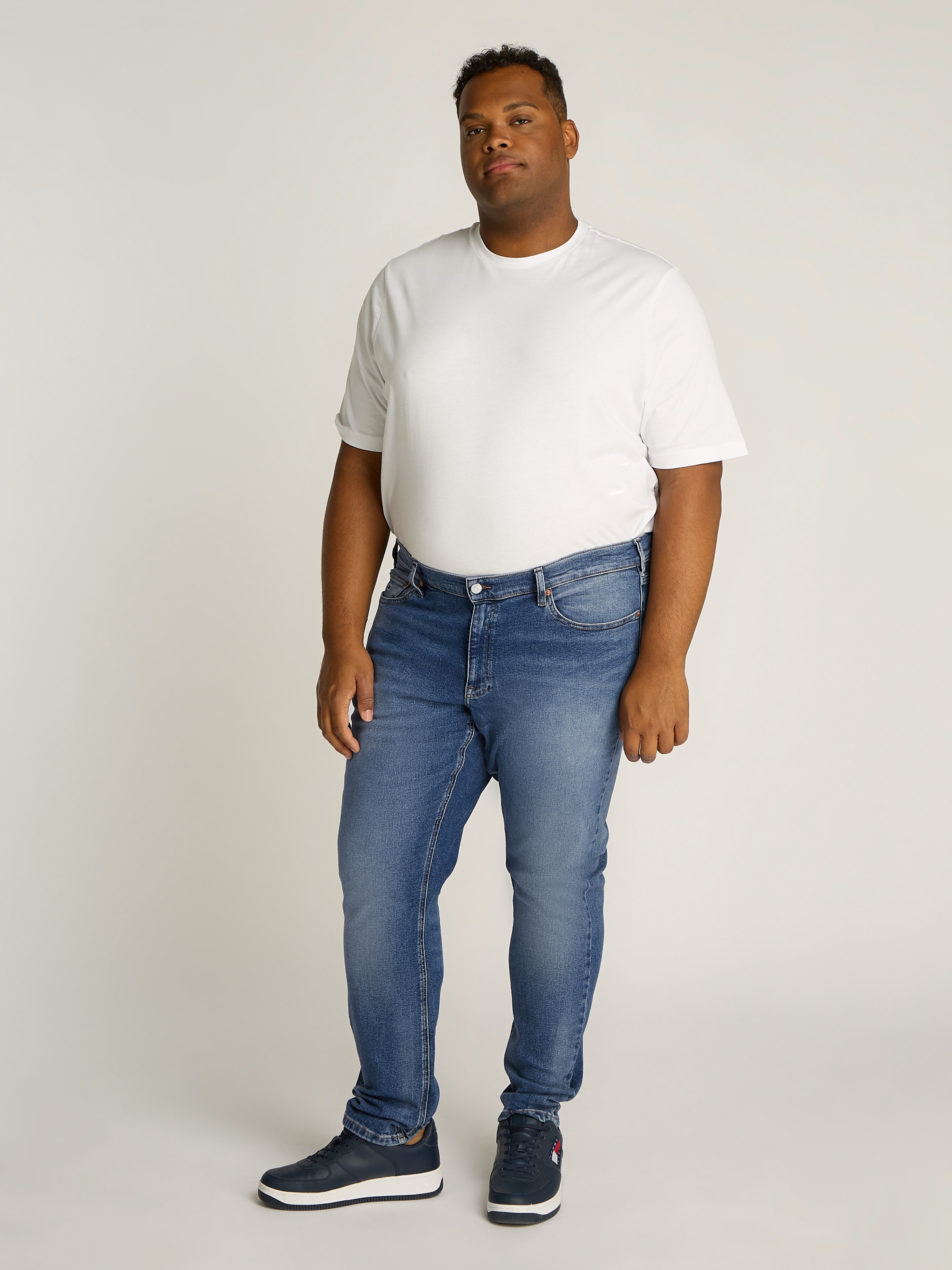 Tommy Jeans Plus Slim-fit-Jeans , in Grossen Grössen, stoned wash Optik