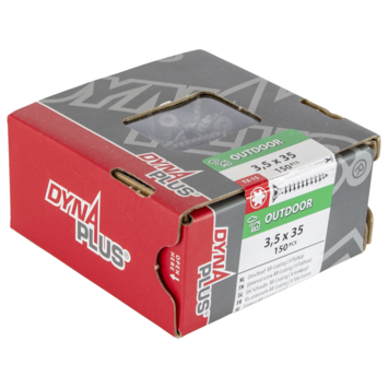 Dynaplus Schroef universeel platkop AR-coating TX-15 3.5x35 150 stuks