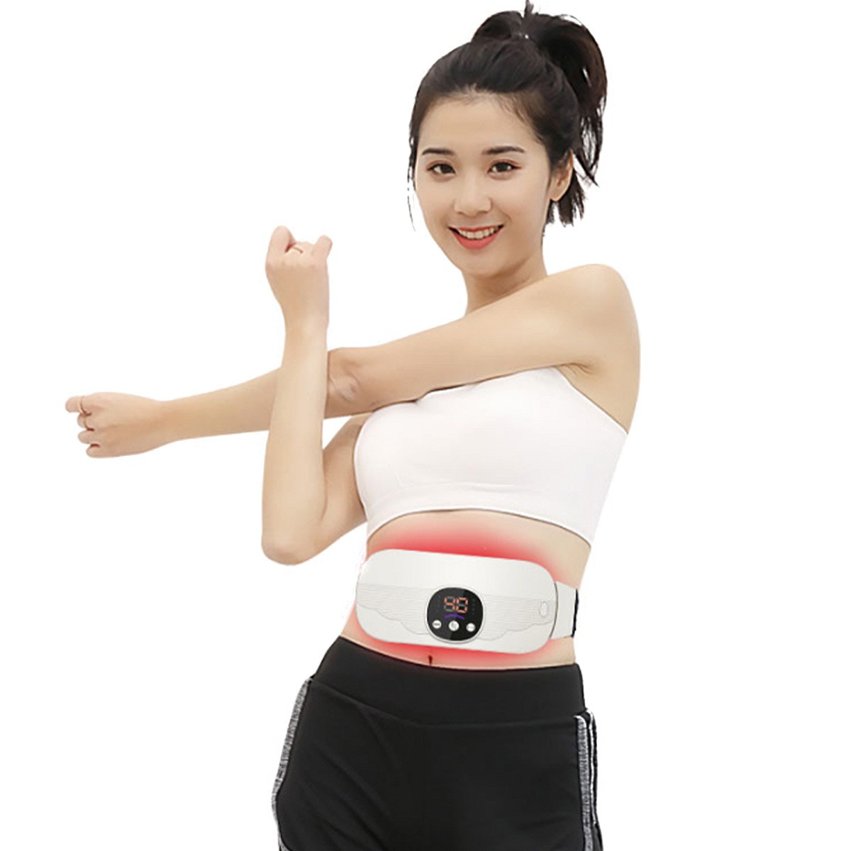 Ceinture de massage 30W - Corps - Blanc