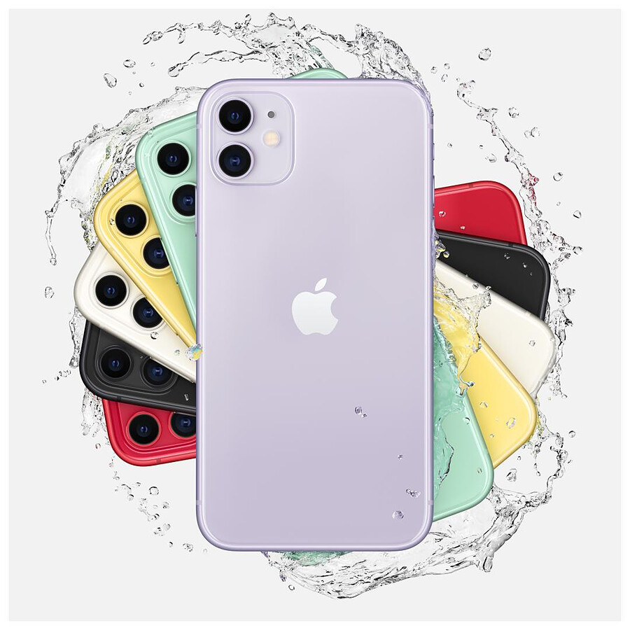 Apple iPhone 11 (mauve) - 128 Go · Reconditionné
