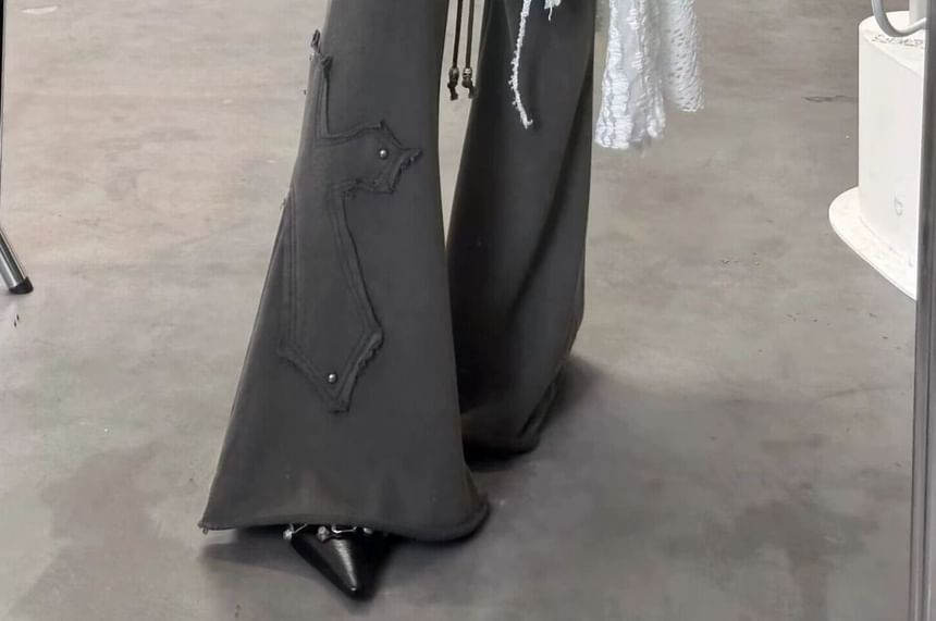 Sosana - Asymmetrische minirok met lage taille en strikceintuur