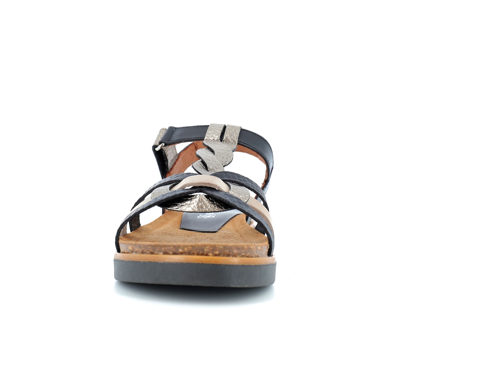 Xapatan-BUFATI 1532 Cuir Noir Bronze