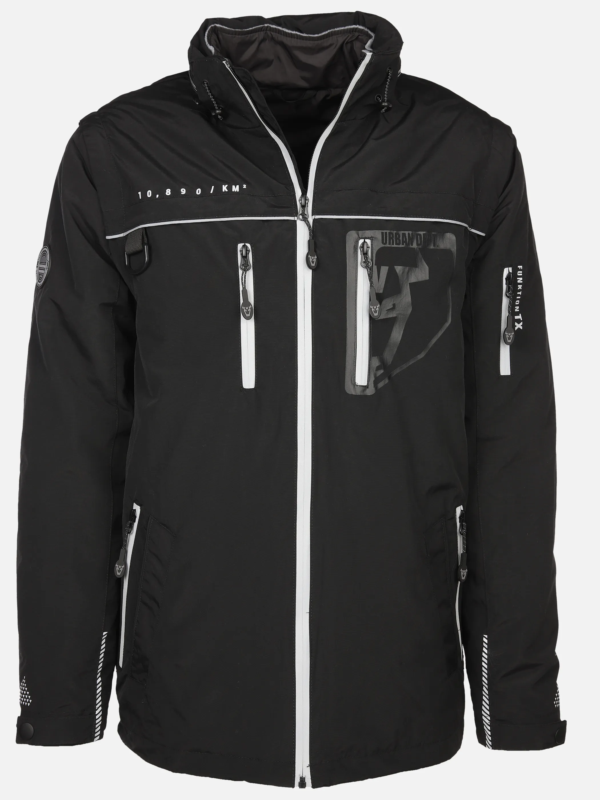 Herren Funktionsjacke 4in1 mit vielen Details