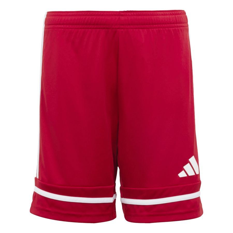 adidas Squadra 25 Short - Rouge/Blanc Enfant