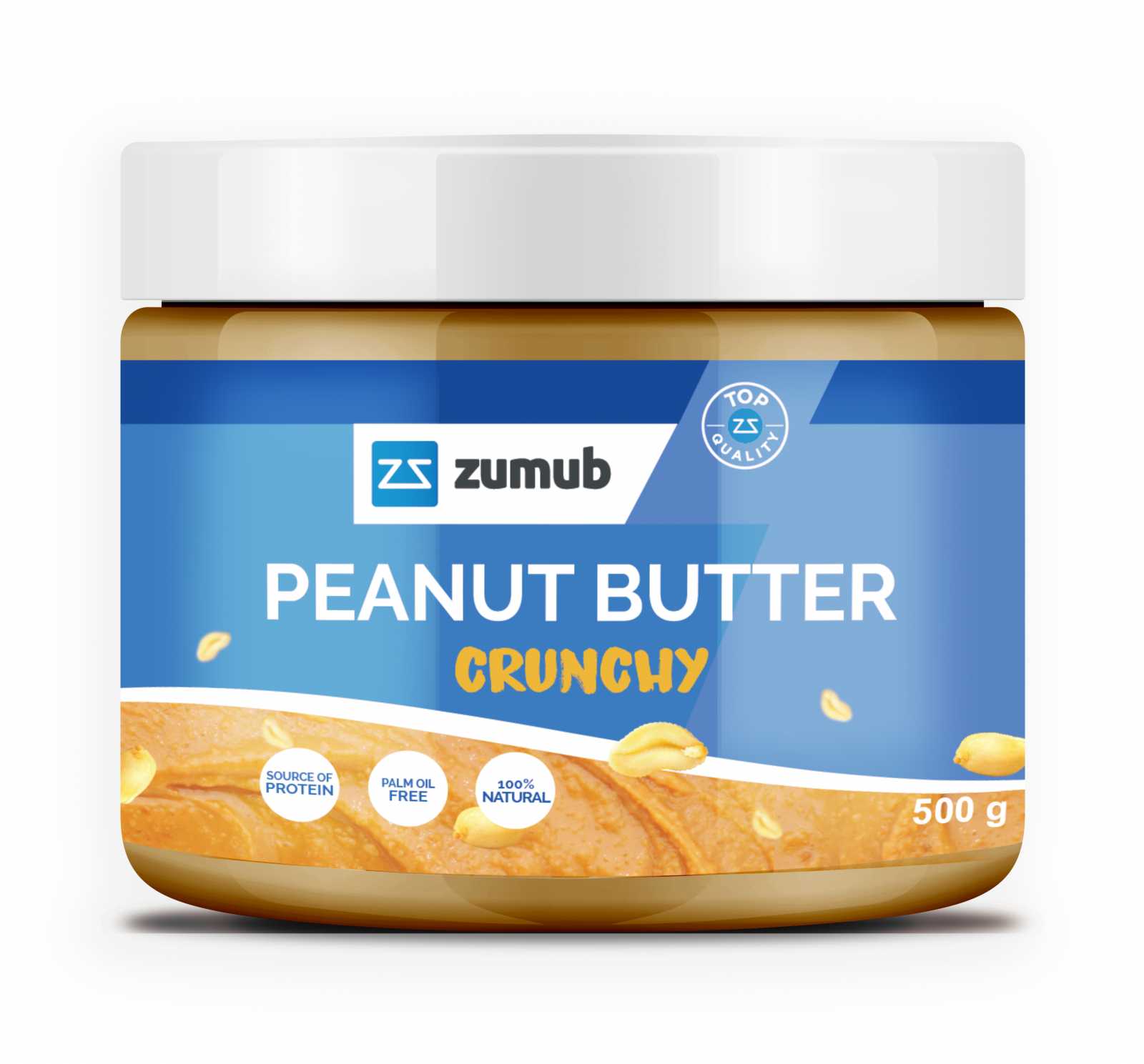 Manteiga de Amendoim Cremosa Zumub 500g