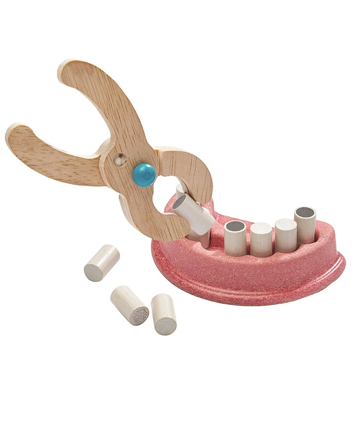 Holz-Spielzeug ZAHNARZT-SET 7-teilig